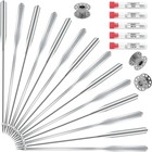 Universal Sewing Machine Needles Fit Singer Brother Janome Varmax Assorts 50 Pcs