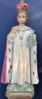 Vintage Infant Of Prague Chalkware Statue Child Jesus Religious Figure 17   