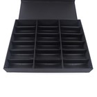 Sunglass Display Tray 18 Slots Glasses Organizer Storage Box Mdf Material