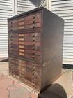 Kk Crystal Co Watchmakers Duralife Cabinet Antique Vintage American W  Crystals