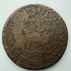 1833 Hard Times Token  i Take The Responsibility  Heavily Corroded