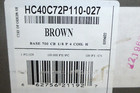 Roppe 700 Series Tp Rubber Vinyl Wall Base Brown 4  Hc40c72po110-027 Partial Box