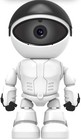 Two  2  Robot Security Cameras 1080p 360    Wifi Wireless 24 7 Recording Video