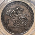 1818 Great Britain United Kingdom Crown Silver George Iii Anacs Au-53 Original