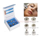 6pc Replacement Diamond Microdermabrasion Dermabrasion Head Tips Stainless Steel