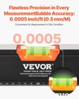Vevor 6pcs Torpedo Level 78 48 32 24 16 10  Aluminum Alloy Body W  Bubble Vials