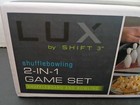 Tabletop Shuffleboard And Bowling 2 In 1 Set By Lux 