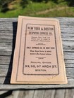 Vintage 1903 The Baby Pathfinder Railway Guide Boston Ma New England Railroads