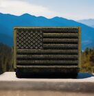 Olive Green Black United States Us Flag Patch Fits For Velcro   Brand Fastener