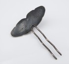 J  Tulley Navajo  Sterling Silver Turquoise Hair Pin Bun Holder M1999