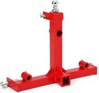 Tractor Trailer Hitch Gooseneck Receiver 3 Point Category 1 Hay Bales Attachment