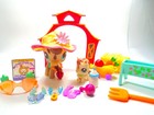 Littlest Pet Shop Rare Mommy Baby Horse  2666  2667 With Cute Accessories