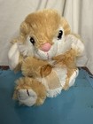 Dan Dee Rabbit 8    Plush Tan   White Floppy Eared