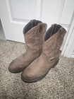 Ariat Men s Composite Toe Work Boots Brown Leather  Size 10 0