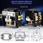 Hvac Contactor 2 Pole 40 Amp 24v Coil 50a 40a 30a Motor Air Conditioner Ul Dpa2l