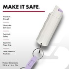 Sabre Glow In The Dark Pepper Spray With Quick Release Keychain Self Defense    