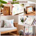 24pcs Flower Stencils  Floral Stencils For Painting On Wood 5 9 X 2 59 Inch