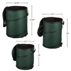 Collapsible Trash Can Camping Essentials 3-pack - 46-gal  32-gal And 23 1-gal