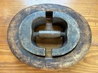 Atq Wood Hat Block Millinery Hatters Brim Mold 738 2 3 8 St Nf   Stretcher 6 7 8