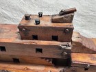 Vintage 30  Wooden Ship Model Scratch Built Primitive Folk Art Steam Boat Naval