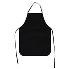 Personalized Kids Apron For Cooking baking custom Bib One Size Solid Black