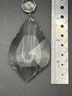 Set Of 4 Antique Clear Cut Crystal Prisms Chandelier Lamp Parts Suncatcher 3 25   