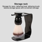 Badger Beard Hair Removal Brush With Stand Holder Bowl Set Shaving Kit