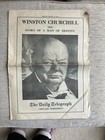 Times Newspaper   Telegraph  Suppliment Jan 25  1965 Sir Winston Churchill Death