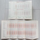 Lot Of 4 Vintage Public Service New Jersey Psnj Bus Timetables Boardwalk Special