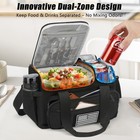 Tactical Lunch Bag For Men  15l Insulated Lunch Box With Hot cold Compartment   