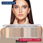 9 Colors Matte Naked Eyeshadow Palette Neutral Nude Smoky Eye Shadow Pallet Gray