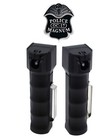 2 Pack Police Magnum Pepper Spray 3 4oz Flip Top Mk-22 Pocket Clip Self Defense