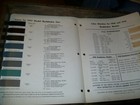 1937 Studebaker Dupont Car Auto Paint Chips Booklet-- Very Good