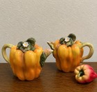 Vintage Kaldun   Bogle Pepper Tea Set   Set Of Three Decorative Peppers