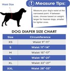 5 Pack Dog Diapers Male Reusable Belly Bands Washable For Small Male Dogs  Hi   