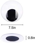 Fingooo 7 5 Inches Giant Wiggle Eyes With Self Adhesive  2 Pieces 7 5inch 