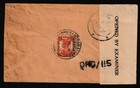 1945 India Wwii Cover To Rangoon With Passes Censor