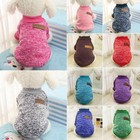 Warm Dog Clothes Puppy Pet Cat Sweater Jacket French Bulldog Coat Hoodie Winter
