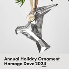 Dove The 2024 Annual Crystal Ornament  r -