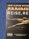Rare Vintage 2004 Official Rammstein Reise  Reise Promo Display Card