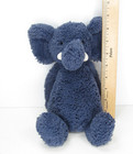 Jellycat London Elephant Bashful Soft Navy Blue Plush Toy Stuffed Animal Floppy