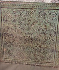 Antique Metal Tin Ceiling Tile 12    X 12  Salvaged Vintage 