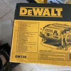 Dewalt Dw735 Heavy-duty 13  Three Knife  2 Speed Planer For Ac 220v   60hz Only