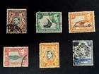 Lot Of 6 Kut Postage Stamps 1938 1940 King George Vi Kenya Uganda Tanganyika Uk