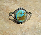 Lovely     Vintage Navajo Sterling Silver Royston Turquoise Bracelet