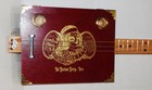 Cigar Box Guitar  3 String  Metal Frets   Free Piezo Pickup  see Desc  Stk 202ns