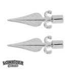 Og Lowrider Classic Steel Arrow Style Bicycle 26tpi Pegs Chrome Fits 3 8  Axle