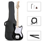 Professional 4 String 30in Short Scale Thin Body Gb Electric Bass Guitar Bag New