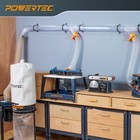 Powertec 70308 4 Inch Id Y Fitting For 4 Inch Od  Dust Hose Splice