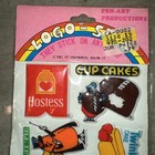 Vintage 1981 Hostess Puffy Stickers Twinkies Wonderbread Pen Art Productions